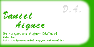 daniel aigner business card